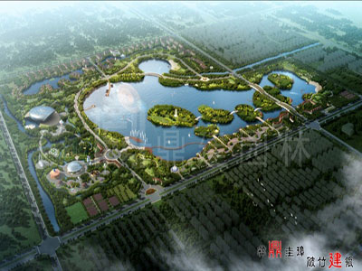 墾利民豐湖景觀